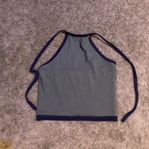 American eagle neck tie top